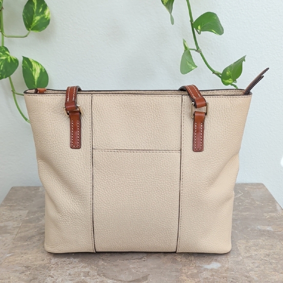 Dooney & Bourke Tan Leather Tote - Picture 2 of 15